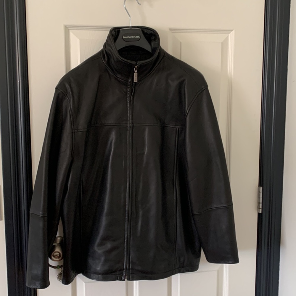 Mens leather jacket - Picture 2 of 9